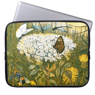 Housse Pour Ordinateur Portable Fleurs sauvages néerlandais Art Nouveau Meadow, Pa