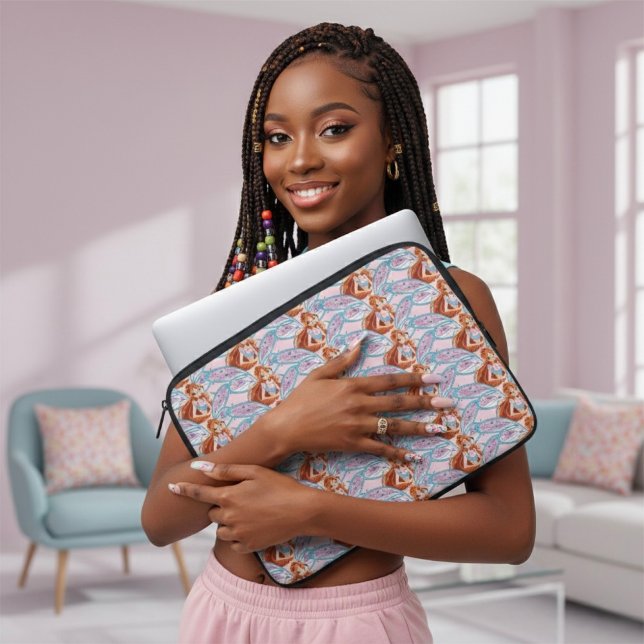 Housse Pour Ordinateur Portable Floraison (Créateur téléchargé)