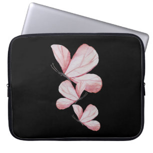 Housse Pour Ordinateur Portable floral art tableau papillon mignon nature l