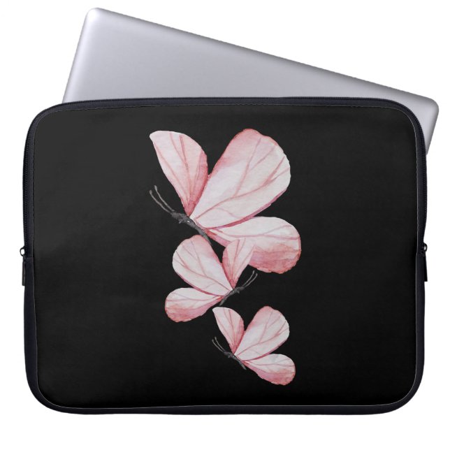 Housse Pour Ordinateur Portable floral art tableau papillon mignon nature l (Devant)