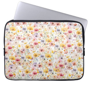Housse Pour Ordinateur Portable Floral d'été du printemps