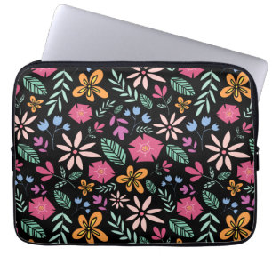 Housse Pour Ordinateur Portable Floral Et Glamour Sans Mer Motif Naturel