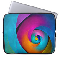 Floral moderne Art Abstrait rose Bleu Motif #17