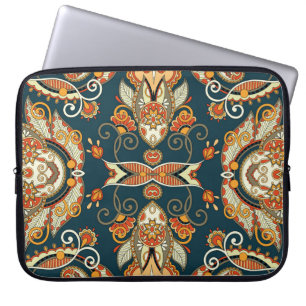 Housse Pour Ordinateur Portable Floral Paisley Bandanna : Ornement traditionnel
