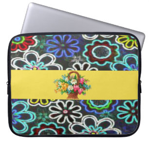 Housse Pour Ordinateur Portable Flore à manches d'ordinateur portable