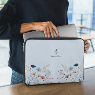 Housse Pour Ordinateur Portable Flore sauvage