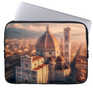 Housse Pour Ordinateur Portable Florence Duomo Père Noël Maria del Fiore Italie Vo