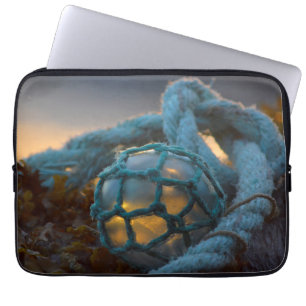 Housse Pour Ordinateur Portable Flotteur de pêche en verre, Coucher de soleil, Ala