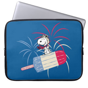 Housse Pour Ordinateur Portable Flying Ace Snoopy on Ice Pop