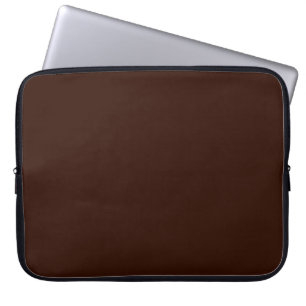 Housse Pour Ordinateur Portable Fond de couleur marron personnalisable