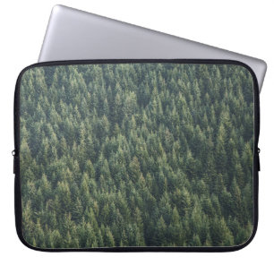 HOUSSE POUR ORDINATEUR PORTABLE FORÊT D'ARBRE DE PINS