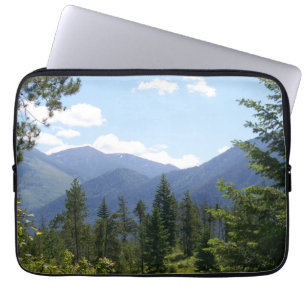 Housse Pour Ordinateur Portable Forêt et Montana Vue Pittoresque