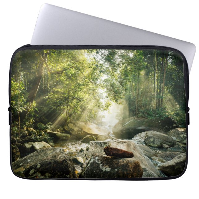 Housse Pour Ordinateur Portable Forêt | Forêt tropicale de la Jungle (Devant)