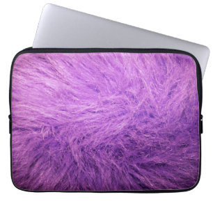 Housse Pour Ordinateur Portable Fourrure de lilas