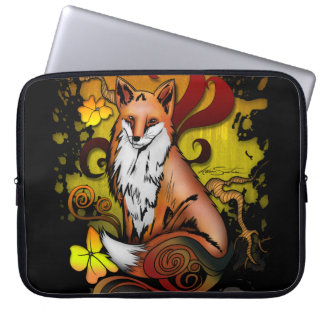 Housse Pour Ordinateur Portable Fox Woodland Laptop Sleeve in Cozy Autumn