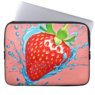 Housse Pour Ordinateur Portable Fraise fraîche