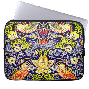 Housse Pour Ordinateur Portable Fraise Thief Oiseaux William Morris