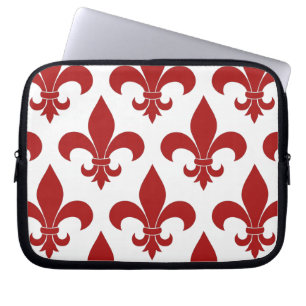 Housse Pour Ordinateur Portable French fleur de lis pattern Parisian