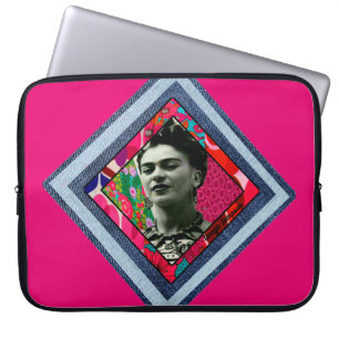 Housse Pour Ordinateur Portable Frida Kahlo Retro Denim Diamond