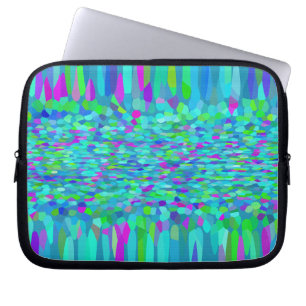 Housse Pour Ordinateur Portable Fringe Confetti Blues