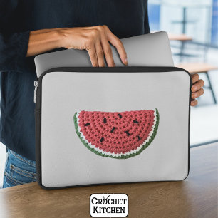 Housse Pour Ordinateur Portable Fruit de pastèque Grandma Vibe Crochet