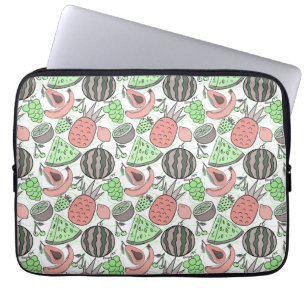 Housse Pour Ordinateur Portable Fruit motif transparent   motif de surface de frui