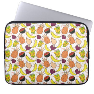 Housse Pour Ordinateur Portable Fruit motif transparent motif de surface de frui