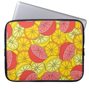 Housse Pour Ordinateur Portable Fruits d'agrumes Motif transparent