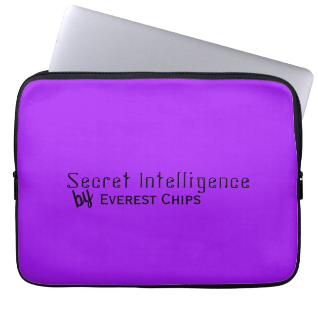 Housse Pour Ordinateur Portable Funny personnel sur violet brillant (Devant)