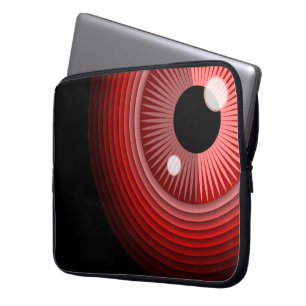 Housse Pour Ordinateur Portable Funny Red Black Evil Devil OEil Magique