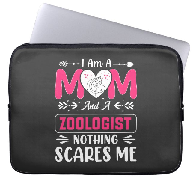Housse Pour Ordinateur Portable Funny Zoologiste maman, Zoologiste maman (Devant)