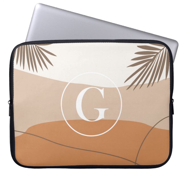 Housse Pour Ordinateur Portable G - Lettre monographie initiale G Conception abstr (Devant)