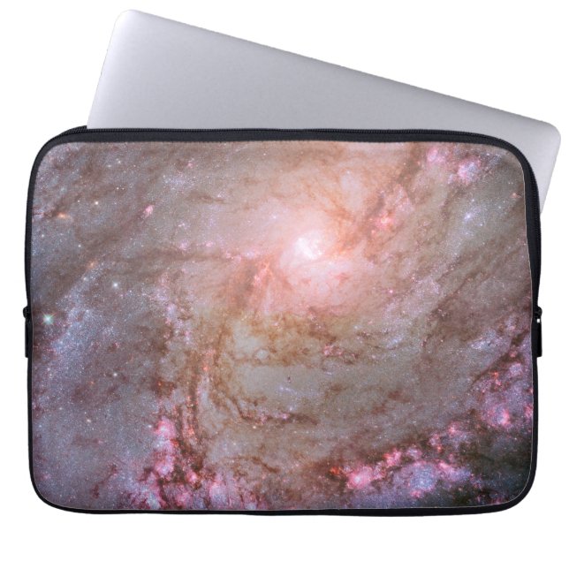Housse Pour Ordinateur Portable Galaxie Spirale M83, Ablaze Avec Formation Star. (Devant)