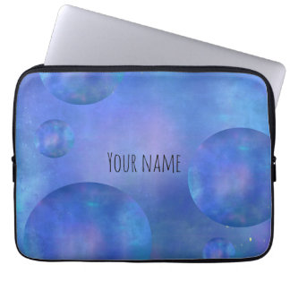Housse Pour Ordinateur Portable Galaxy Nebula Laptop Sleeve case Custom Name 
