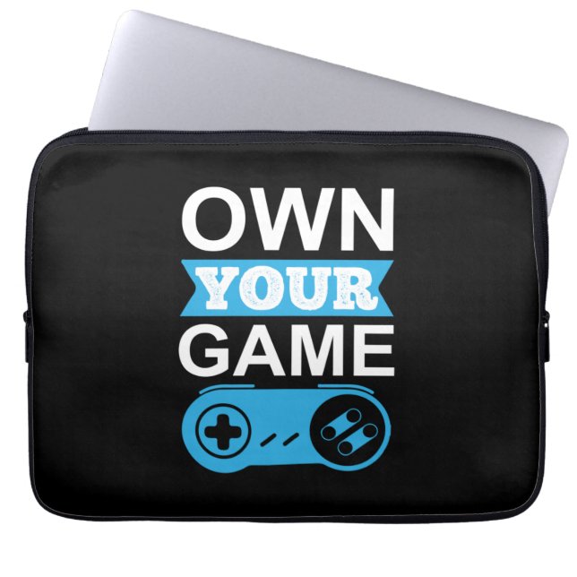 Housse Pour Ordinateur Portable Gamer Don Possède Votre Jeu (Devant)