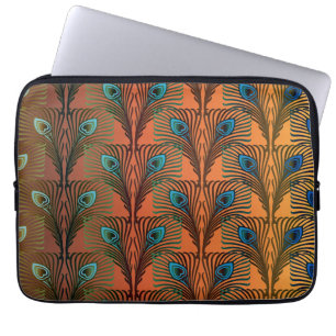 Housse Pour Ordinateur Portable Gatsby Grandes plumes design art déco