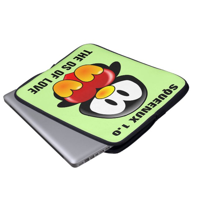 Housse Pour Ordinateur Portable Geek Valentine d'ordinateur : Système (Devant bas)