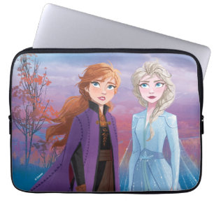 Housse Pour Ordinateur Portable Gelé 2 Anna et Elsa Un voyage ensemble