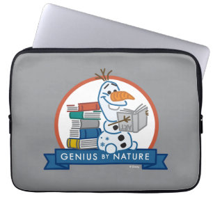 Housse Pour Ordinateur Portable Gelé 2 Olaf - Insigne du génie par nature