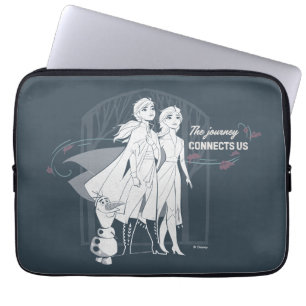 Housse Pour Ordinateur Portable Gelée 2 : Anna et Elsa Le voyage nous connecte
