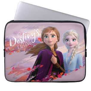 Housse Pour Ordinateur Portable Gelée 2 : Anna et Elsa Mon destin appelle