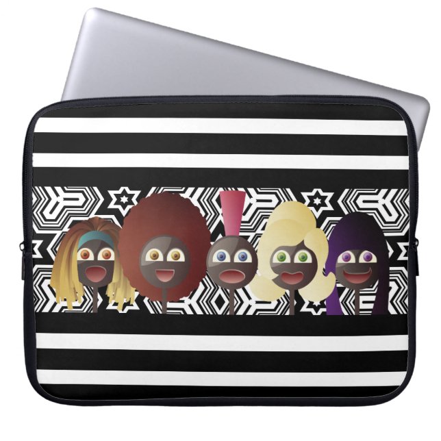 Housse Pour Ordinateur Portable Génération de femmes afro-américaines (Devant)