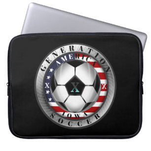 Housse Pour Ordinateur Portable Génération X American Soccer