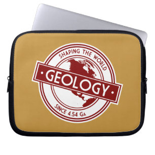 Housse Pour Ordinateur Portable Géologie - Façonner l'insigne mondial (Amérique du