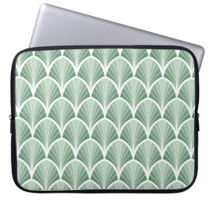 Housse Pour Ordinateur Portable Géométrique Classique : Style Art Déco Sans Couleu