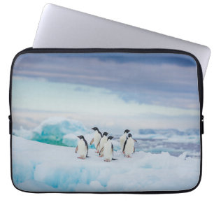 Housse Pour Ordinateur Portable Glace et neige   Adelie Penguins Antarctique