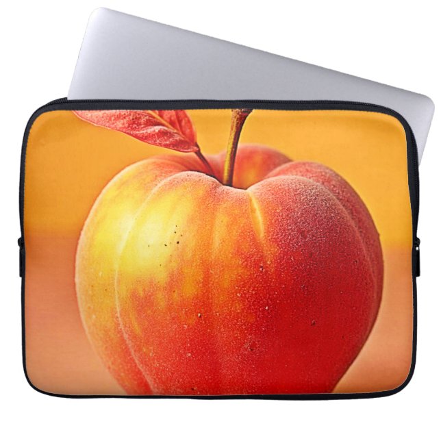Housse Pour Ordinateur Portable Golden Peach Perfection Design (Devant)