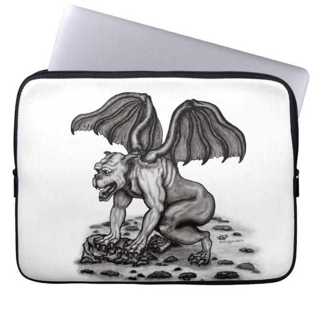 Housse Pour Ordinateur Portable Golem Gargoyle (Devant)