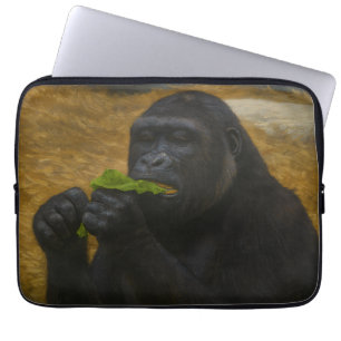 Housse Pour Ordinateur Portable Gorilla Grace - Portrait réaliste de la faune