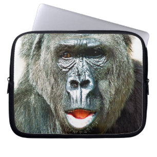 HOUSSE POUR ORDINATEUR PORTABLE GORILLE DRÔLE MIGNON